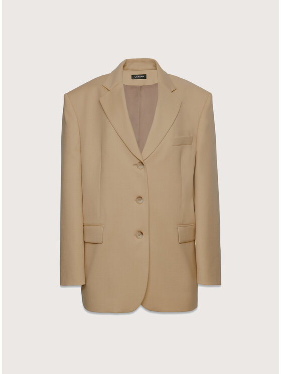 La Mania La Mania Giacca da abito BIGGIE 4 Beige Classic Fit