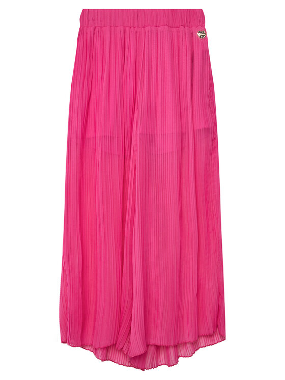 Guess Guess Kalhoty z materiálu J5GB02 WA2T0 Růžová Regular Fit