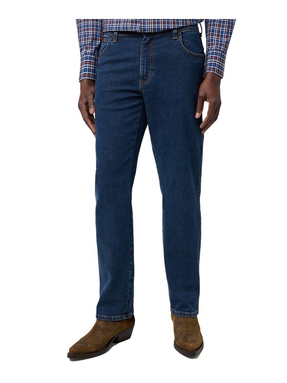 Wrangler Wrangler Jeansy 112371377 Granatowy Regular Fit