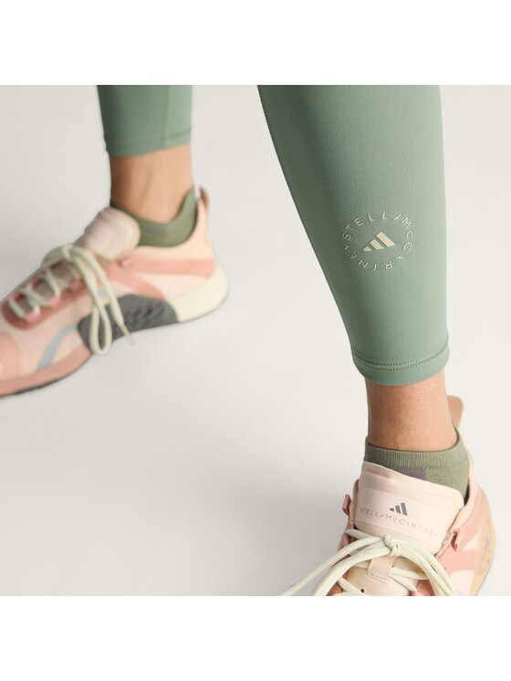 adidas by Stella McCartney adidas by Stella McCartney Legginsy By Stella McCartney Training 7/8 Leggings Zielony Fitted Fit