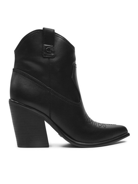 Guess Guess Καουμπόικες Μπότες & Μποτάκια Jalella FLTJAL ELE10 Μαύρο