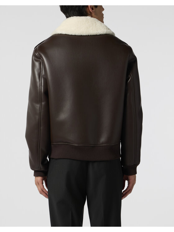 PHILIPP PLEIN PHILIPP PLEIN Giubbotto piumino 28618 Marrone Regular Fit