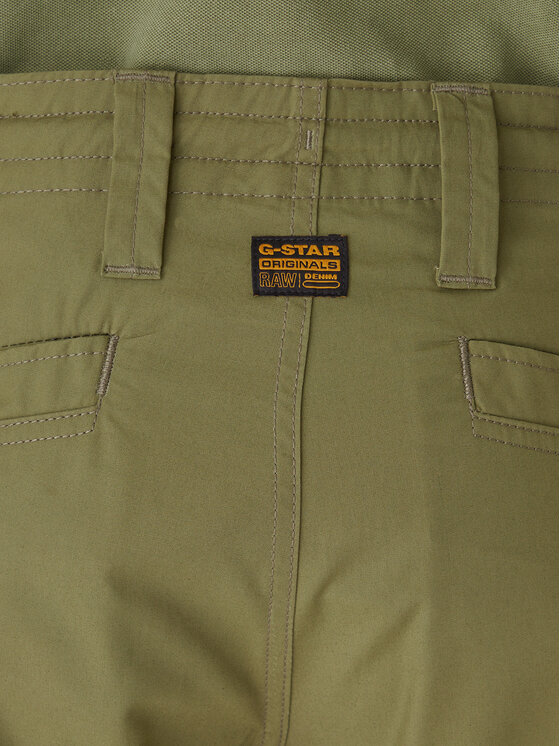 G-Star Raw G-Star Raw Bavlnené šortky Core D26220-C973 Zelená Regular Fit
