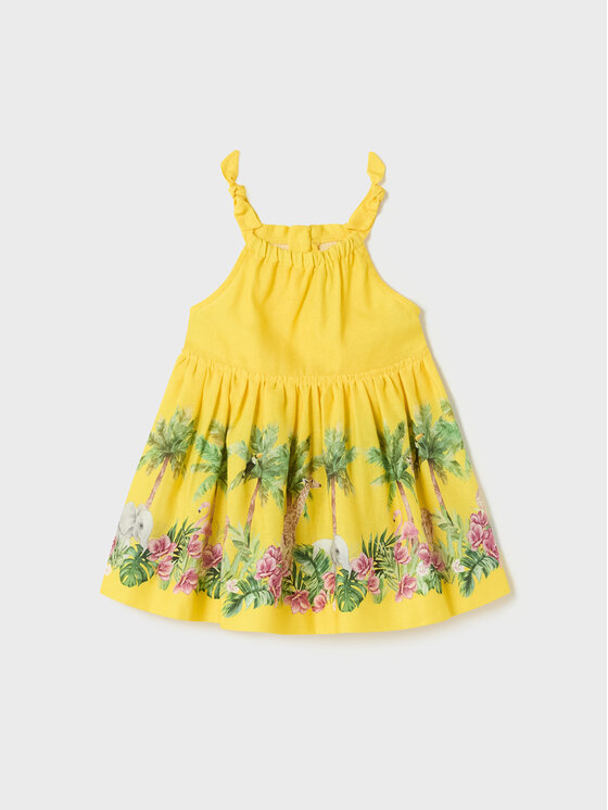 Mayoral Mayoral Sommerkleid 1967 Gelb Regular Fit