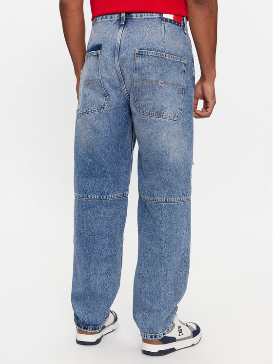 Tommy Jeans Tommy Jeans Jeans hlače Aiden Baggy Tapered Cargo Ah7032 DM0DM18083 Modra Regular Fit