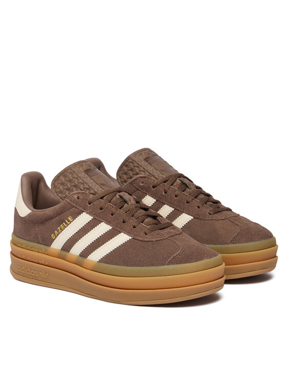 adidas adidas Sneakersy Gazelle Bold JR2288 Brązowy