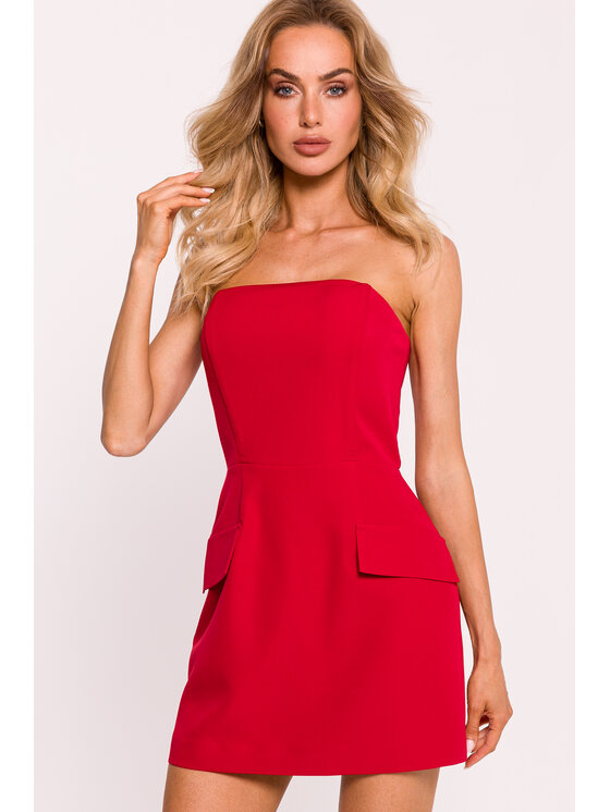 Made of Emotion Made of Emotion Vestito da giorno M794 Rosso Active Fit