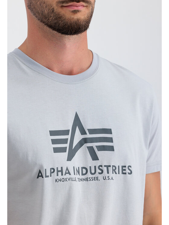 Alpha Industries Alpha Industries T-Shirt AI.100501-666-XL Szary Basic Fit