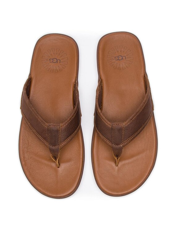 Ugg Ugg Japanke M Seaside Flip Leather 1102690 Smeđa