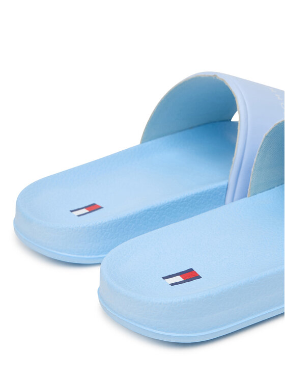Tommy Hilfiger Tommy Hilfiger Klapki T3X0-34403-1172 Niebieski