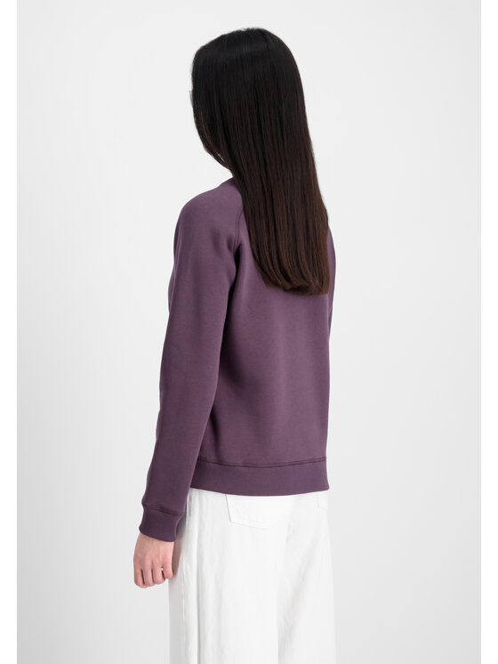 Alpha Industries Alpha Industries Bluza New Basic Sweatshirt Women Fioletowy Regular Fit