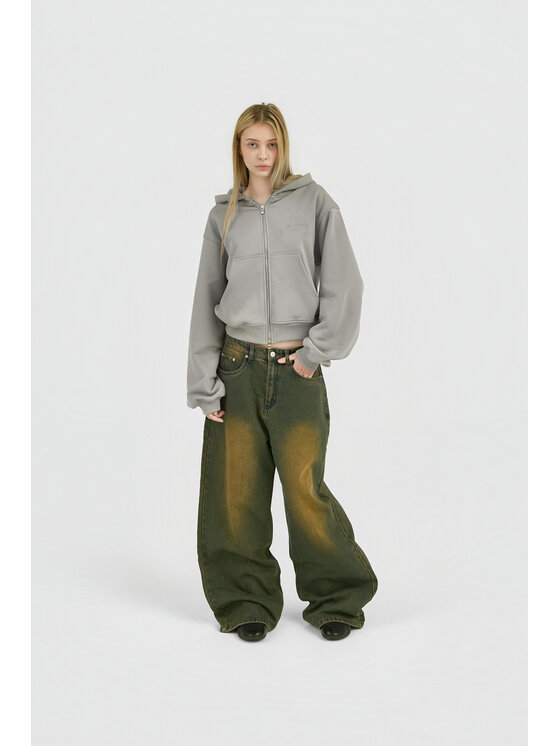 2005 2005 Bluza Classic Logo Szary Oversize