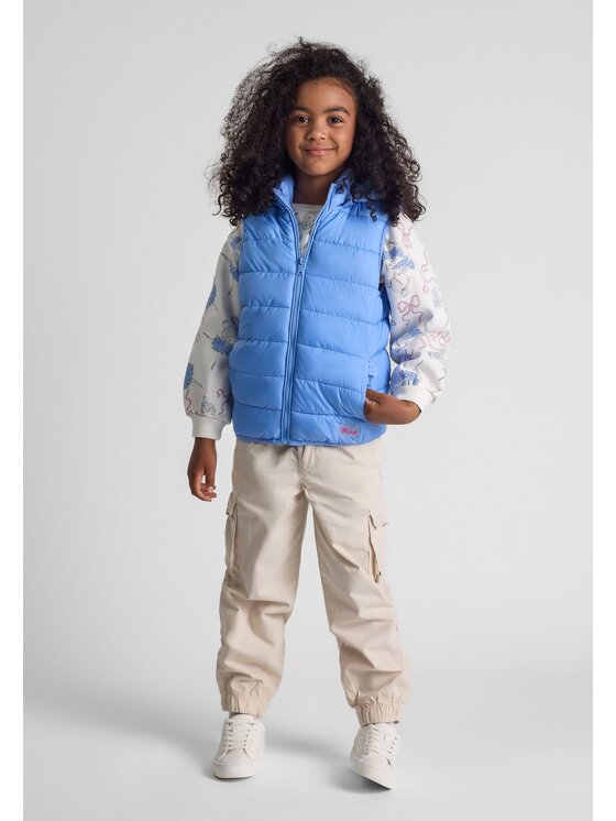 minoti minoti Kamizelka 18gilet5 Niebieski Regular Fit