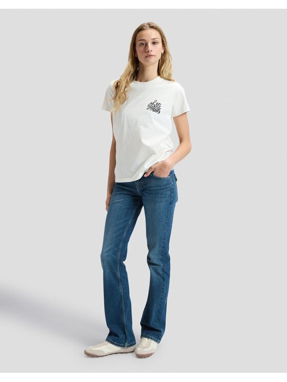 Lee Lee T-Shirt 89 TEE Biały Regular Fit