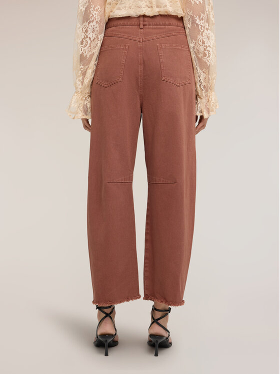 Motivi Motivi Pantaloni di tessuto P05NQ004857N022 Marrone Boy Fit