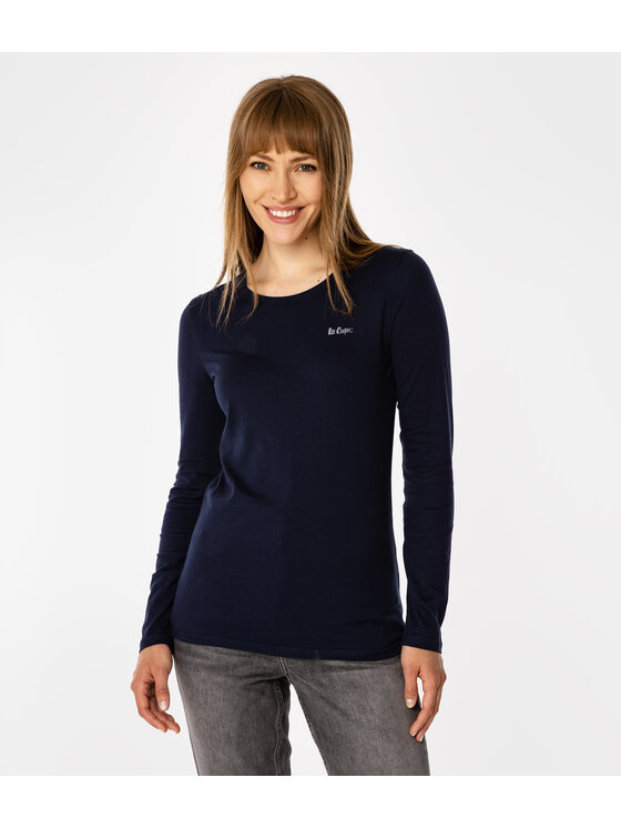 Lee Cooper Lee Cooper T-Shirt HELIA Granatowy Regular Fit