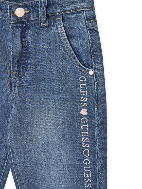 Guess Guess Jeansy K5GA01 D4MU2 Niebieski Regular Fit
