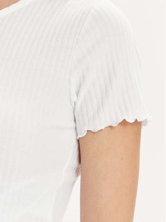 ONLY ONLY T-shirt ONLEMMA S/S SHORT TOP NOOS JRS Bianco Short Fit
