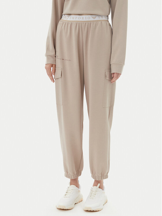 EA7 Emporio Armani EA7 Emporio Armani Pantaloni trening 7W000282 AF12501 U6155 Bej Loose Fit