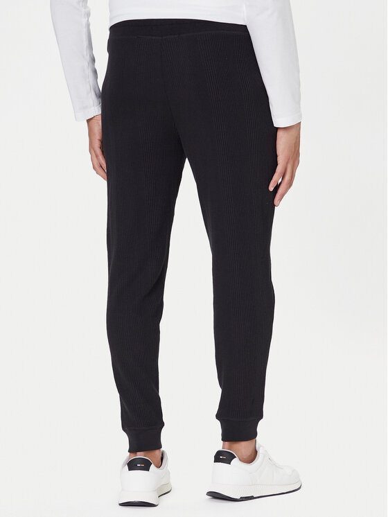 BOSS BOSS Долнище анцуг Structure 50540577 Черен Regular Fit