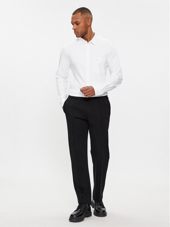 Calvin Klein Calvin Klein Koszula K10K110858 Biały Slim Fit