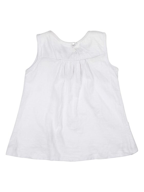 Kanz Kanz Bluzka 1434051-1000 Biały Basic Fit