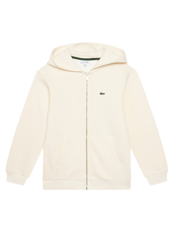 Lacoste Bluză SJ9723 Écru Regular Fit