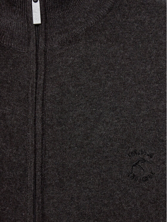 INDICODE INDICODE Strickjacke Tos 35-700 Grau Regular Fit