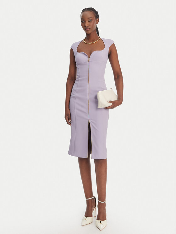 Elisabetta Franchi Elisabetta Franchi Rochie cocktail AB-900-61E2-V430 Violet Regular Fit