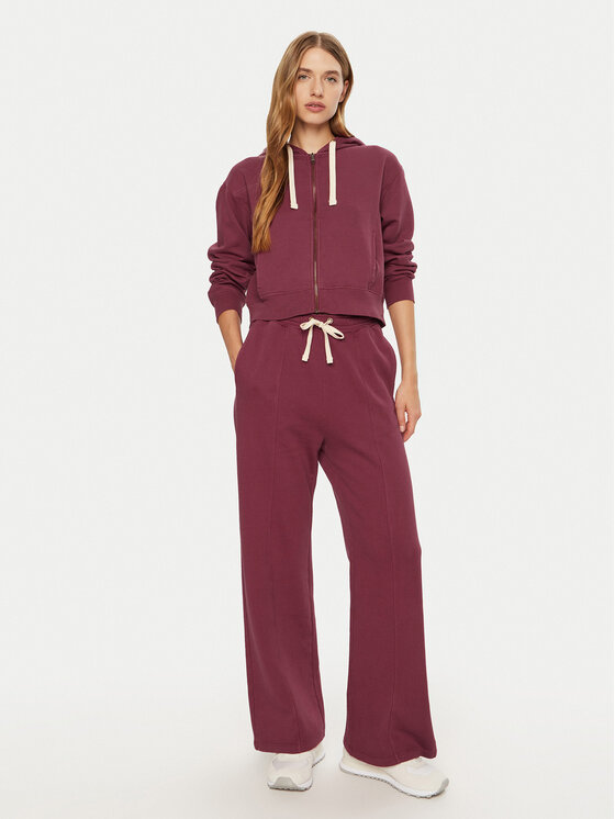 Champion Champion Jogginghose 117638 Rot Wide Leg