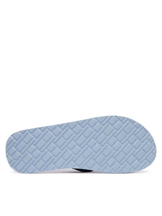 Tommy Hilfiger Tommy Hilfiger Japonki Patch Hilfiger Beach Sandal FM0FM05804 Niebieski