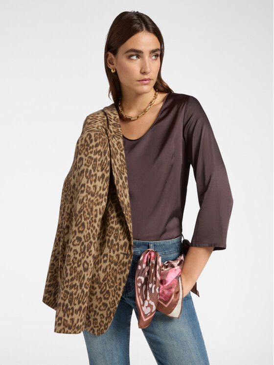 Elena Mirò Elena Mirò Blusa 2131P000169N032 Marrone Regular Fit
