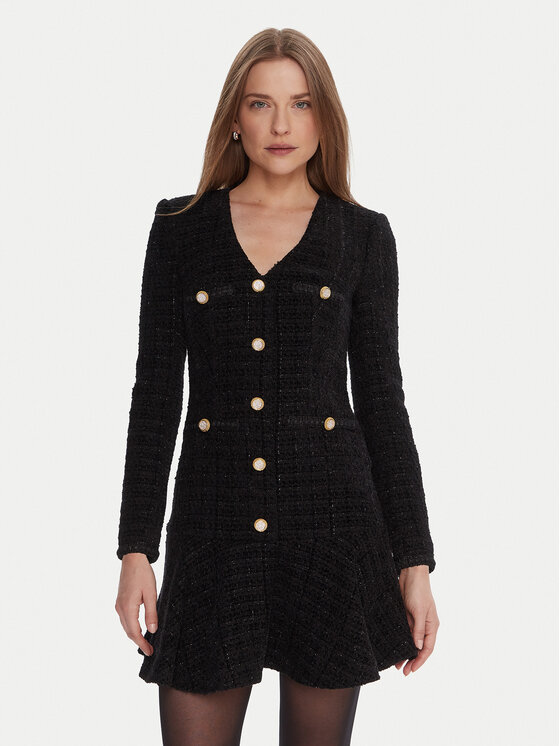 Marciano Guess Marciano Guess Rochie cocktail 5BGK36 7394A Negru Regular Fit