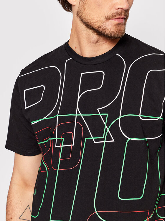 PROSTO. PROSTO. Majica KLASYK Huges 1183 Črna Regular Fit