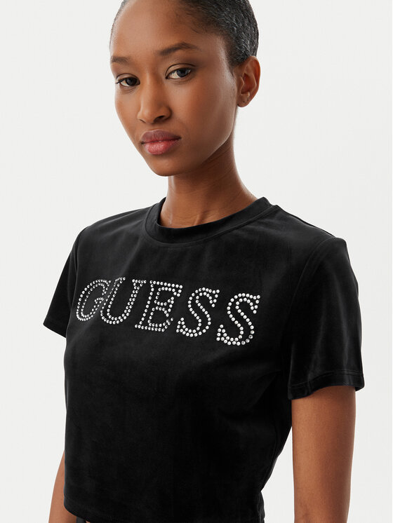 Guess Guess T-Shirt V3BI01 K0232 Μαύρο Regular Fit