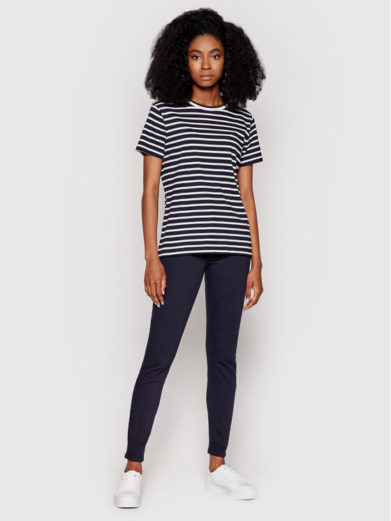 Morgan Morgan Jeansy 201-PETRA.N Tmavomodrá Skinny Fit