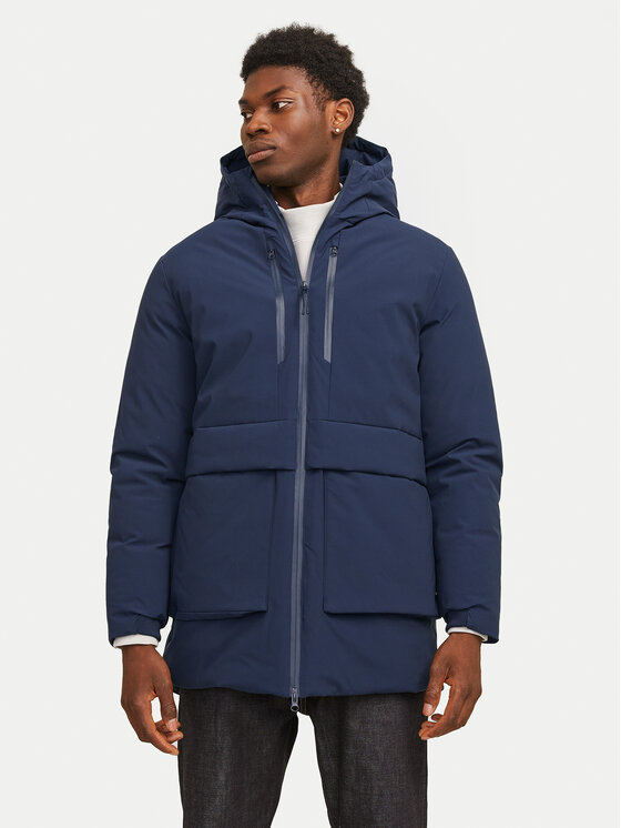 Jack&Jones Parka Charlie 12267141 Tumši zils Regular Fit