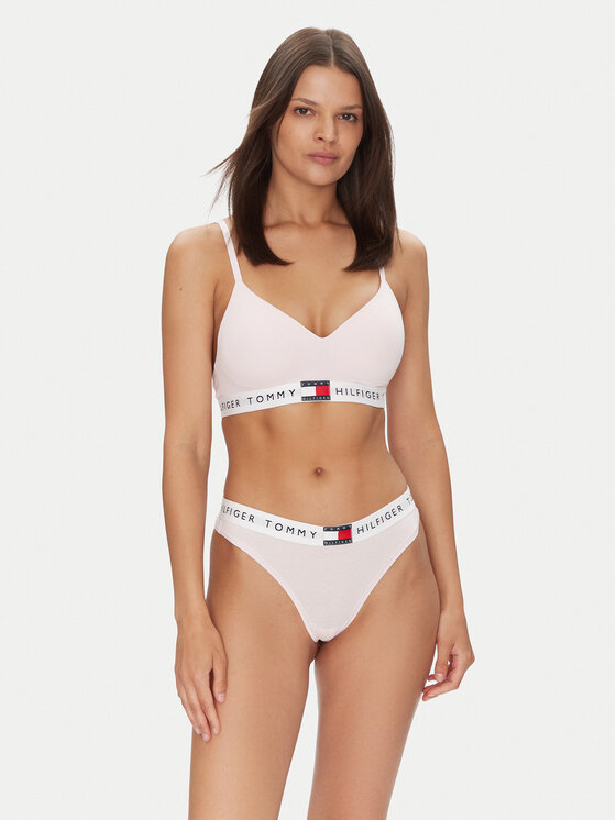 Tommy Hilfiger Tommy Hilfiger Бикини тип прашка UW0UW06039 Розов