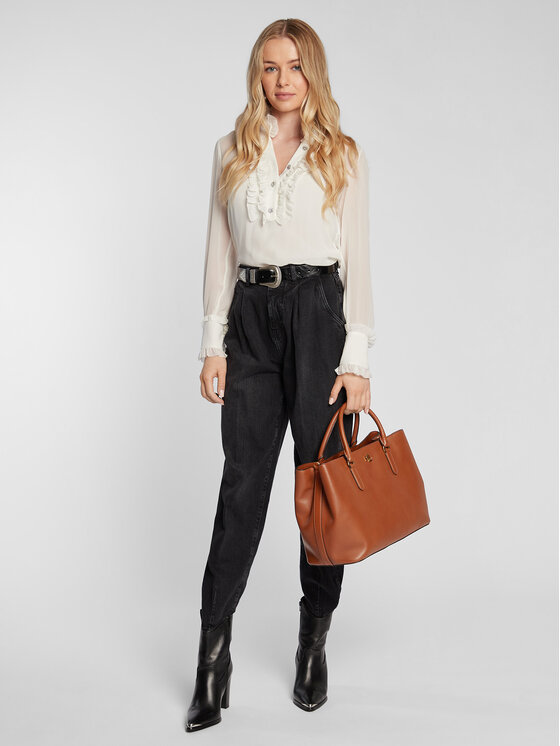 LAUREN RALPH LAUREN Lauren Ralph Lauren Ročna torba Marcy 36 431876724005 Rjava