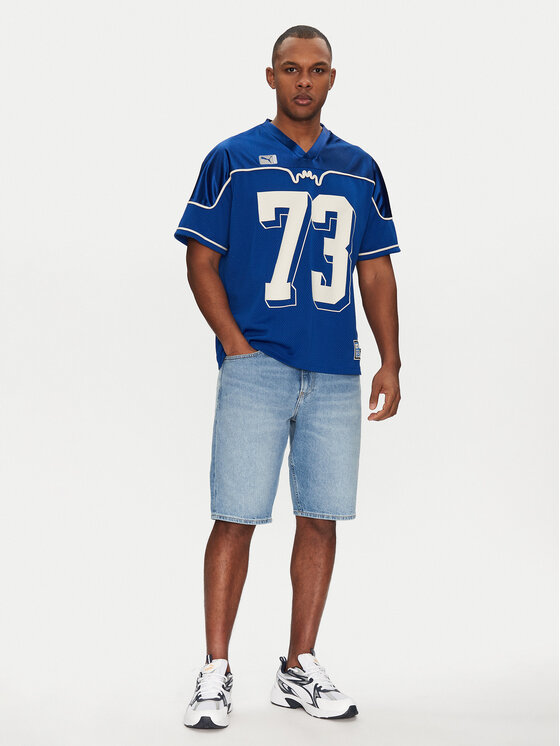 Puma Puma T-Shirt Dress Code Football 630254 Niebieski Relaxed Fit