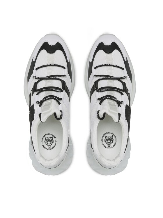 Plein Sport Plein Sport Sneakersy Runner Tiger Cross FABS USC0332 PTE003N Biały