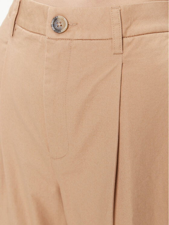 Ted Baker Ted Baker Kalhoty z materiálu Maryiah 271688 Béžová Regular Fit