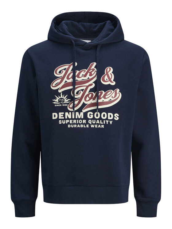 Jack & Jones Jack & Jones Pulóver Logo 12279649 Sötétkék Regular Fit