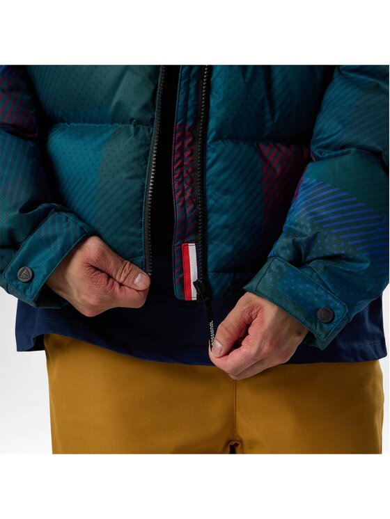 Rossignol Rossignol Kurtka puchowa M Abel Down Hoodie Jacket Turkusowy Regular Fit