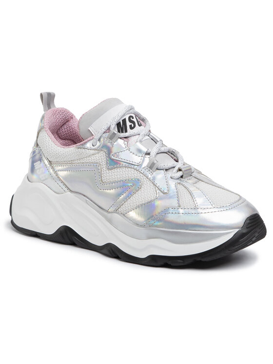 MSGM MSGM Sneakers Scarpa Donna 2742MDS2086 707 90 Silberfarben