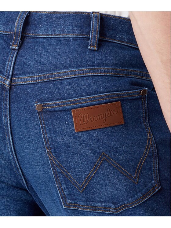 Wrangler Wrangler Jeansy River Niebieski Tapered Fit