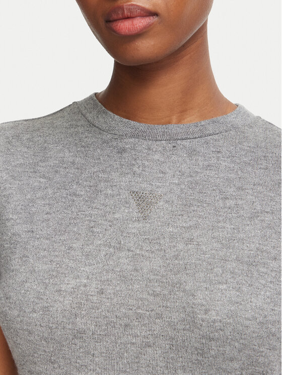 Guess Guess Тишърт W5BP07 KCGM2 Тъмносив Regular Fit