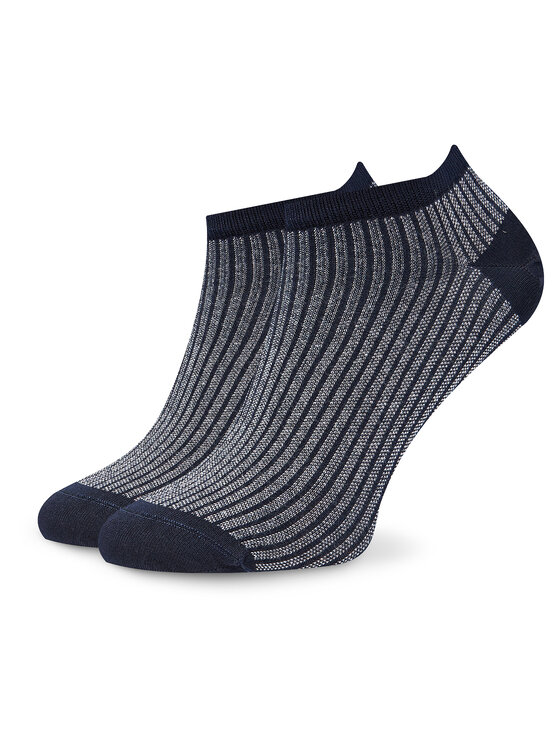 Tommy Hilfiger Tommy Hilfiger 2er-Set niedrige Damensocken 701222650 Dunkelblau