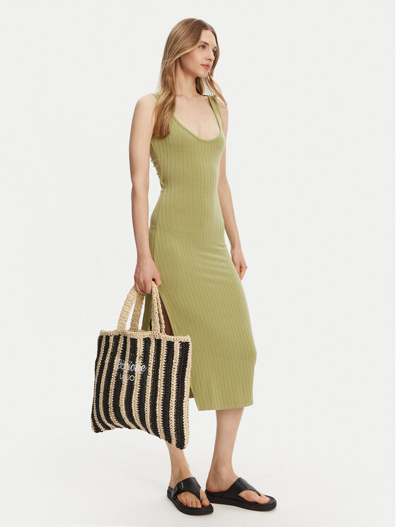 Billabong Billabong Rochie tricotată EBJKD00114 Verde Regular Fit
