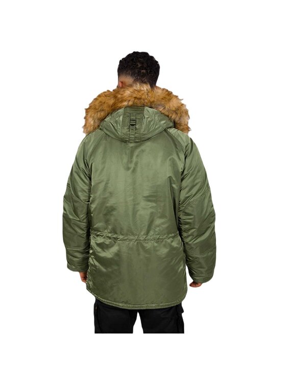 Alpha Industries Alpha Industries Kurtka zimowa AI.100106-01 Zielony Parka Fit